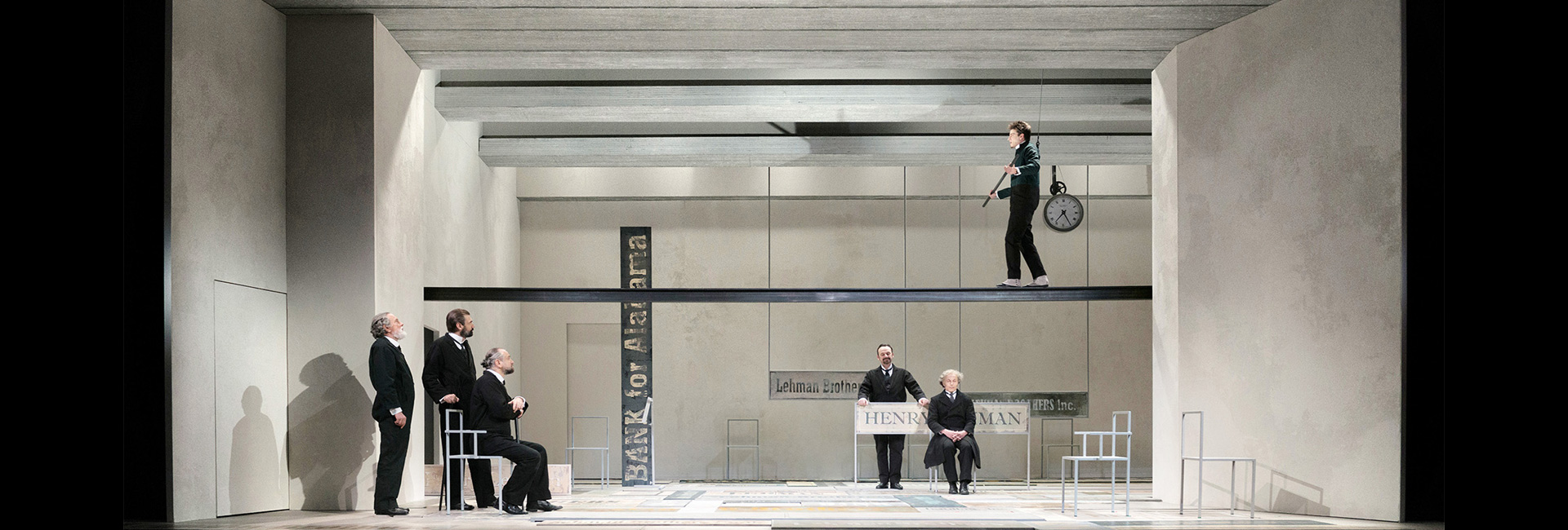 “Lehman Trilogy”, foto di Attilio Marasco Piccolo Teatro di Milano – Teatro d’Europa